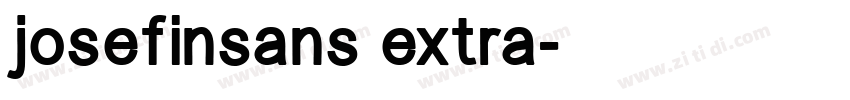 josefinsans extra字体转换
